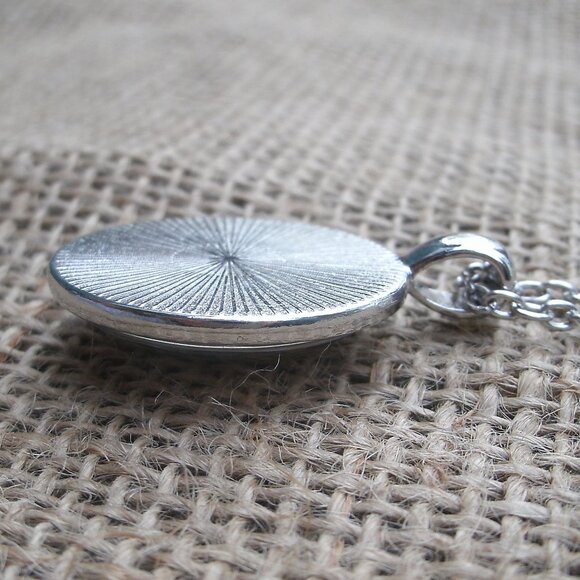 Egyptian Bast Cat  Glass Cabochon Pendant Necklace - Picture 9 of 12